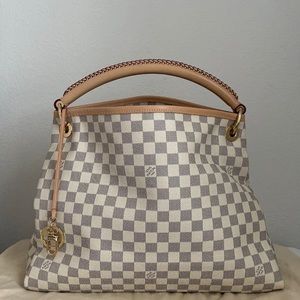 Louis Vuitton Damier Azur Artsy MM Shoulder Bag SOLD